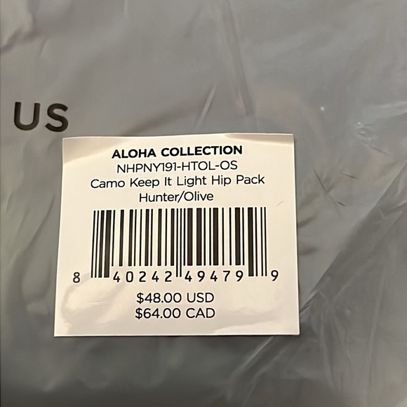 NWT Aloha Collection Keep It Light Hip Pack Camo - Picture 4 of 4